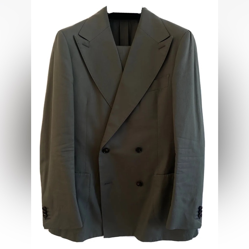 Suitsupply green Wide Lapel DB